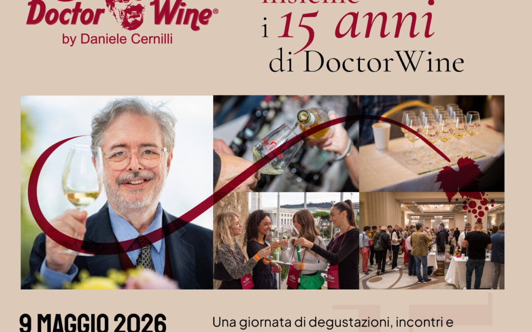 Doctor Wine festeggia 15 anni